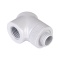 Pacific G1/4 90 Degree Adapter – White (2-Pack Fittings)